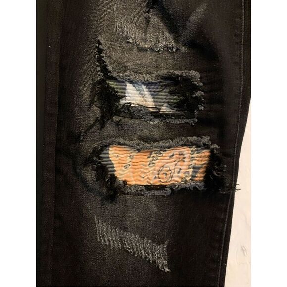AMIRI distressed jeans black men's size 38 - Picture 5 of 10